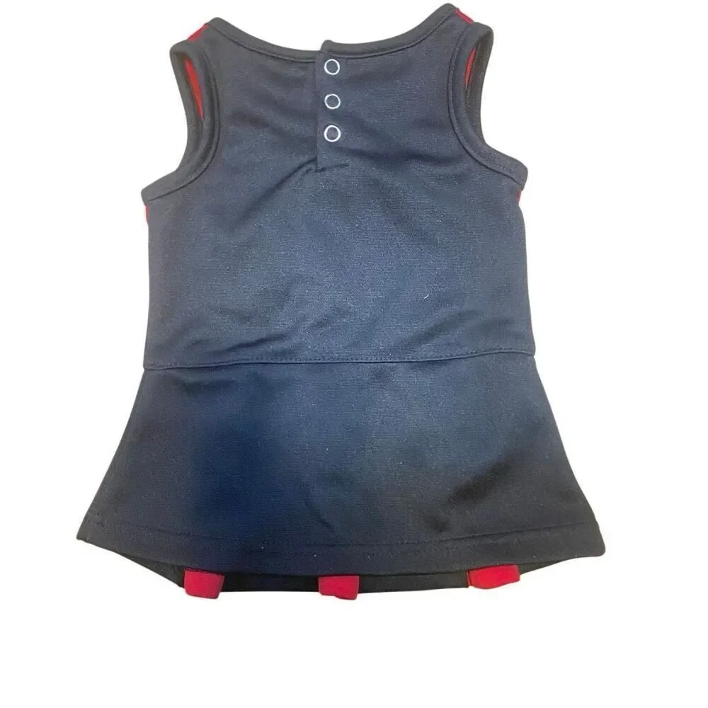Team athletics size 0-3 months NCAA Ohio state infant cheer leader outfit